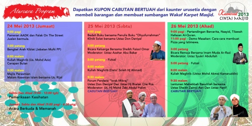 Karnival Cintai Masjid 2013 – Masjid Daerah Seberang Perai 
